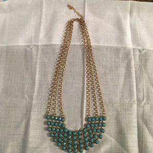 Turquoise statement necklace