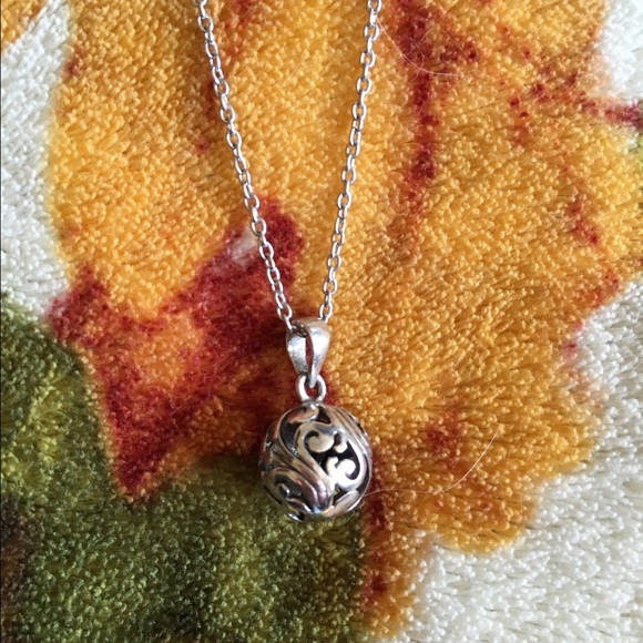 Sterling Silver Ball Necklace
