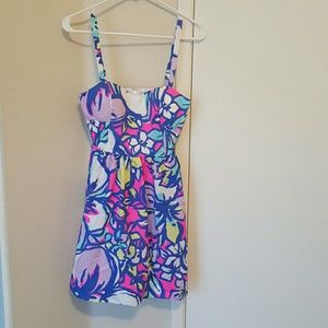 Lilly Pulitzer Christine dress in Tropical Pink Ca