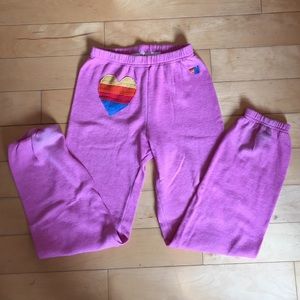 Aviator Nation Pink Joggers
