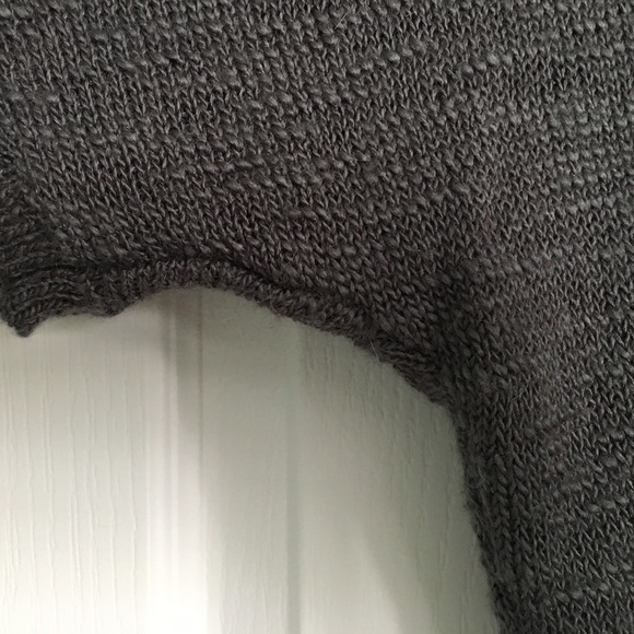 Grey Knit Alpaca Sweater - Picture 3 of 3