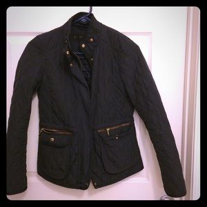 Zara basic quilted jacket