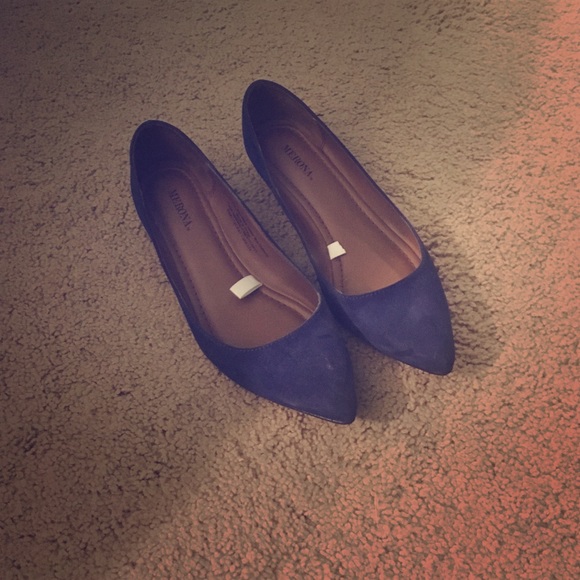 Merona size 7 navy flats