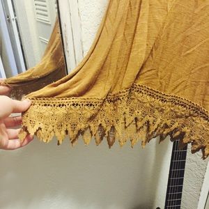 Mustard Yellow Crop Top