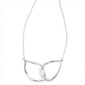 SOLD! Interlocking Double Teardrop Necklace