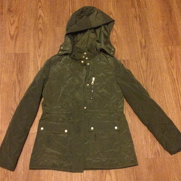 Green Quilted Jacket