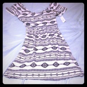 Aztec print dress