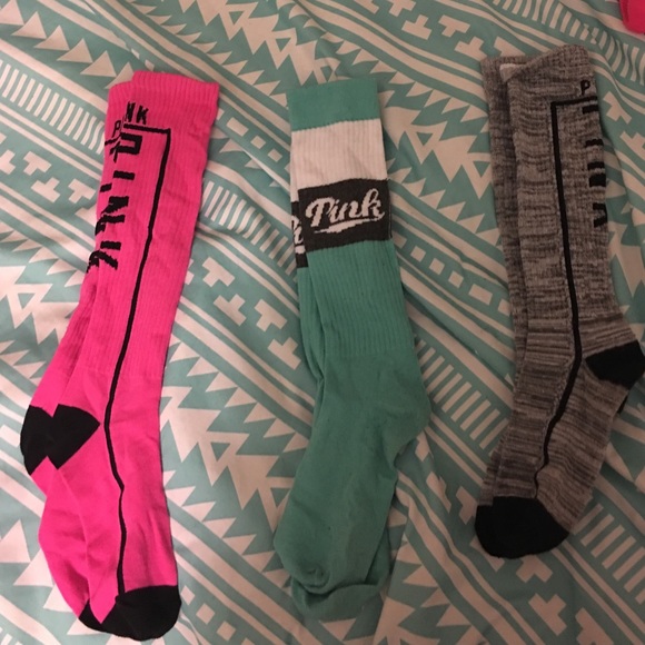 VS Pink Socks! FREE COUPONS W/purchase