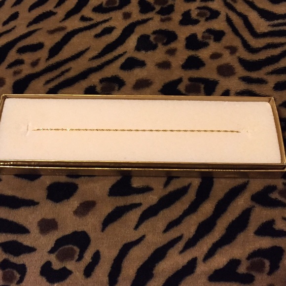10k Gold Ankle Bracelet