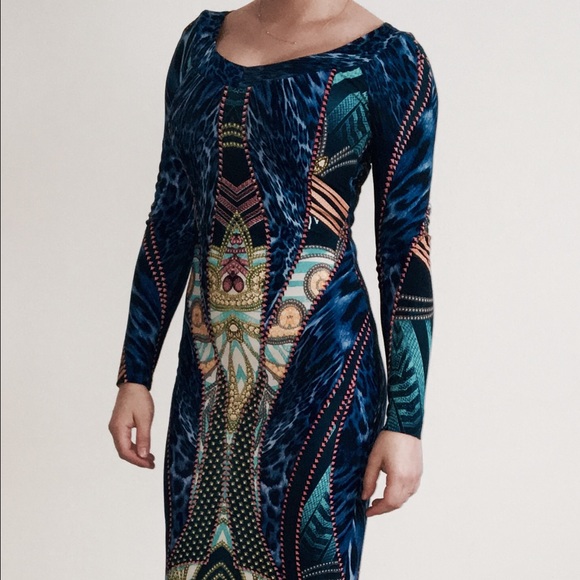 Cache Sapphire Blue Dress