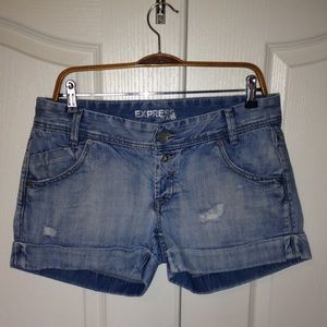 Express Denim Shorts