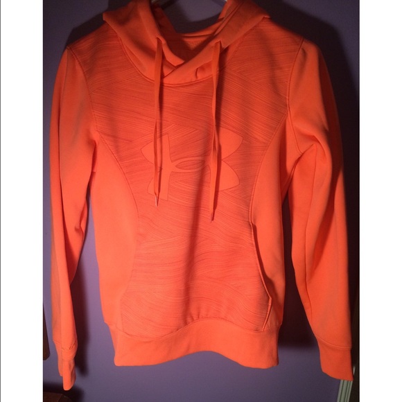 Orange under armor hoodie