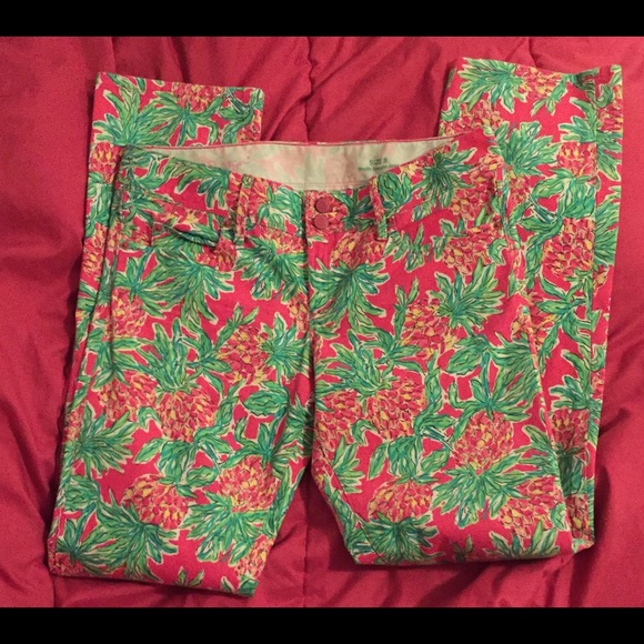 LILY PULITZER "spike the punch" SIZE8 pants