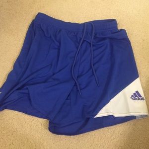 Adidas women's small soccer shorts