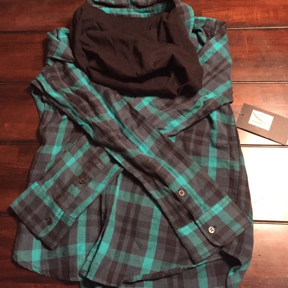 Hurley hooded button down