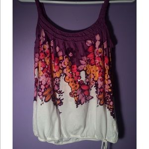 Flowery tank top