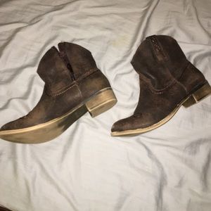 Ankle cowboy boots