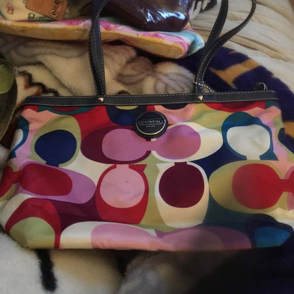 Coach bag satin
