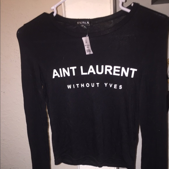 Fashion long sleeve crop top