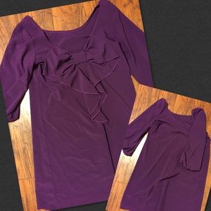 Boutique dress w/bow on the back size Small