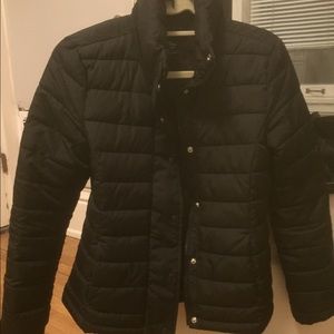 Gap Puffer Coat Black XS