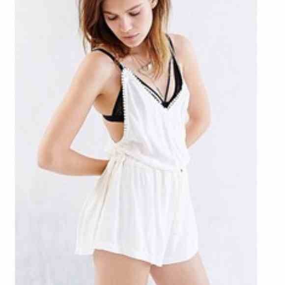 White ecote romper