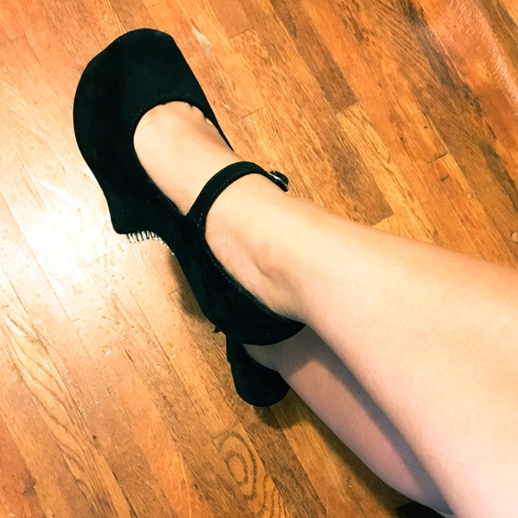 Jeffrey Campbell Shoes - Jeffrey Campbell Night Nail Black Suede