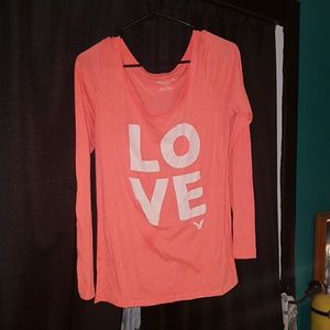 American eagle outfitters long sleeve LOVE shirt