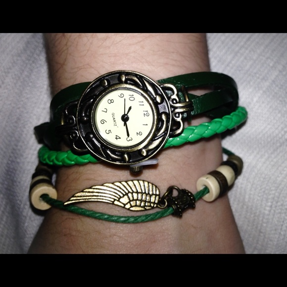 Green Boho Watch