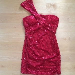 Dress sequin mini dress