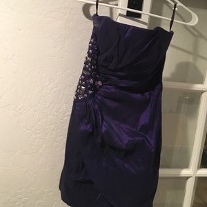 Jessica McClintock formal purple dress