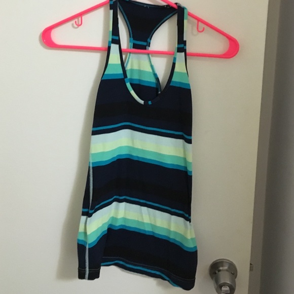 Lululemon racer bank tank. Cute stripes