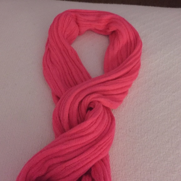 Hot pink scarf