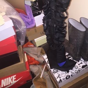 Jeffery Cambell thigh high boot