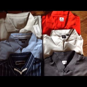 Six designer men's shirts