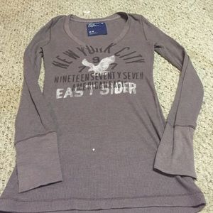 American Eagle V-neck thermal