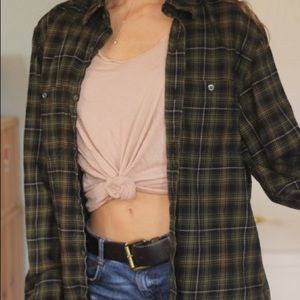 Men's medium Banana Republic plaid top