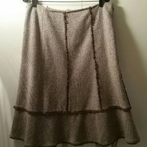 Ann Taylor wool silk skirt