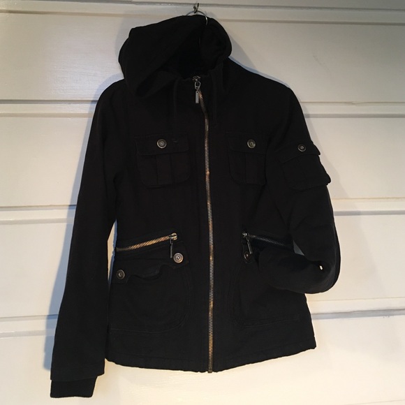 Utility Style Black Jacket