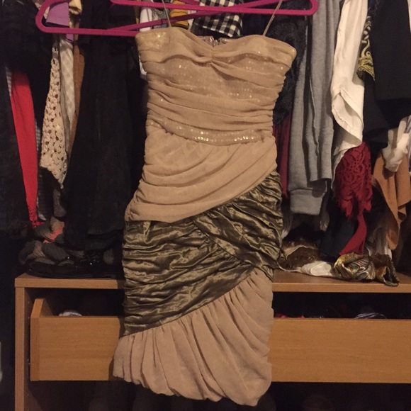NWT Nicole Miller sequin and tulle dress