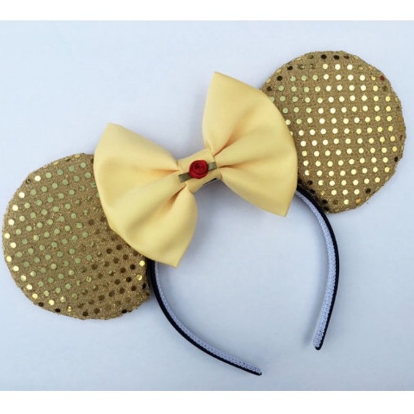 Belle inspired mouse ears