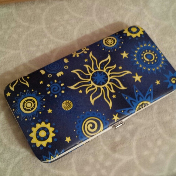 Blue wallet