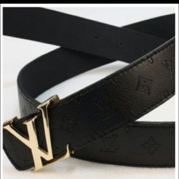 Black Louis Vuitton belt XL