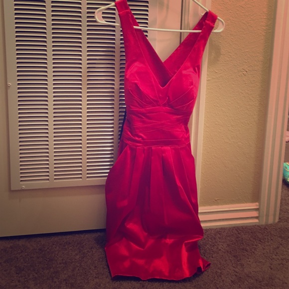 Windsor Red Cross back dress