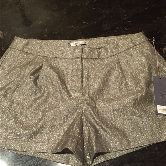 Jennifer Lopez chic glitter shorts