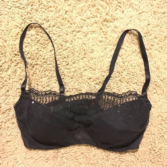 Sequin camisole bra