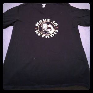 Made in Detroit Rosie the riveter tee