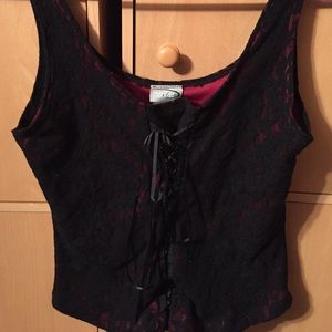 Corset looking crop top