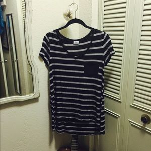 Short Sleeve Black and Grey Shirt