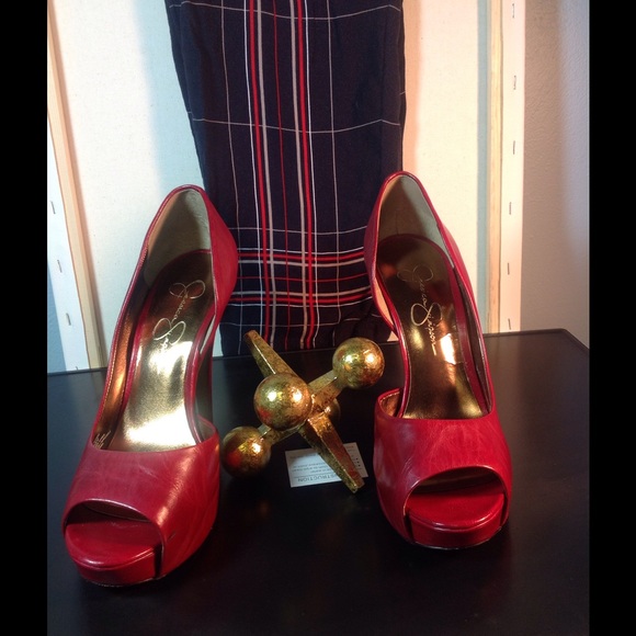 Jessica Simpson "Acadia" platform open toe shoes